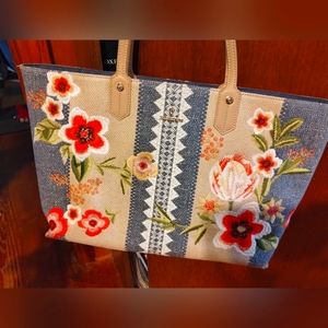 Spartina 449 Embroidered Tote